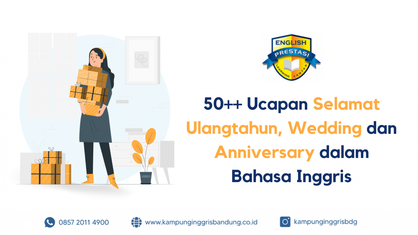 50++ Ucapan Selamat Ulangtahun, Wedding dan Anniversary dalam Bahasa Inggris
