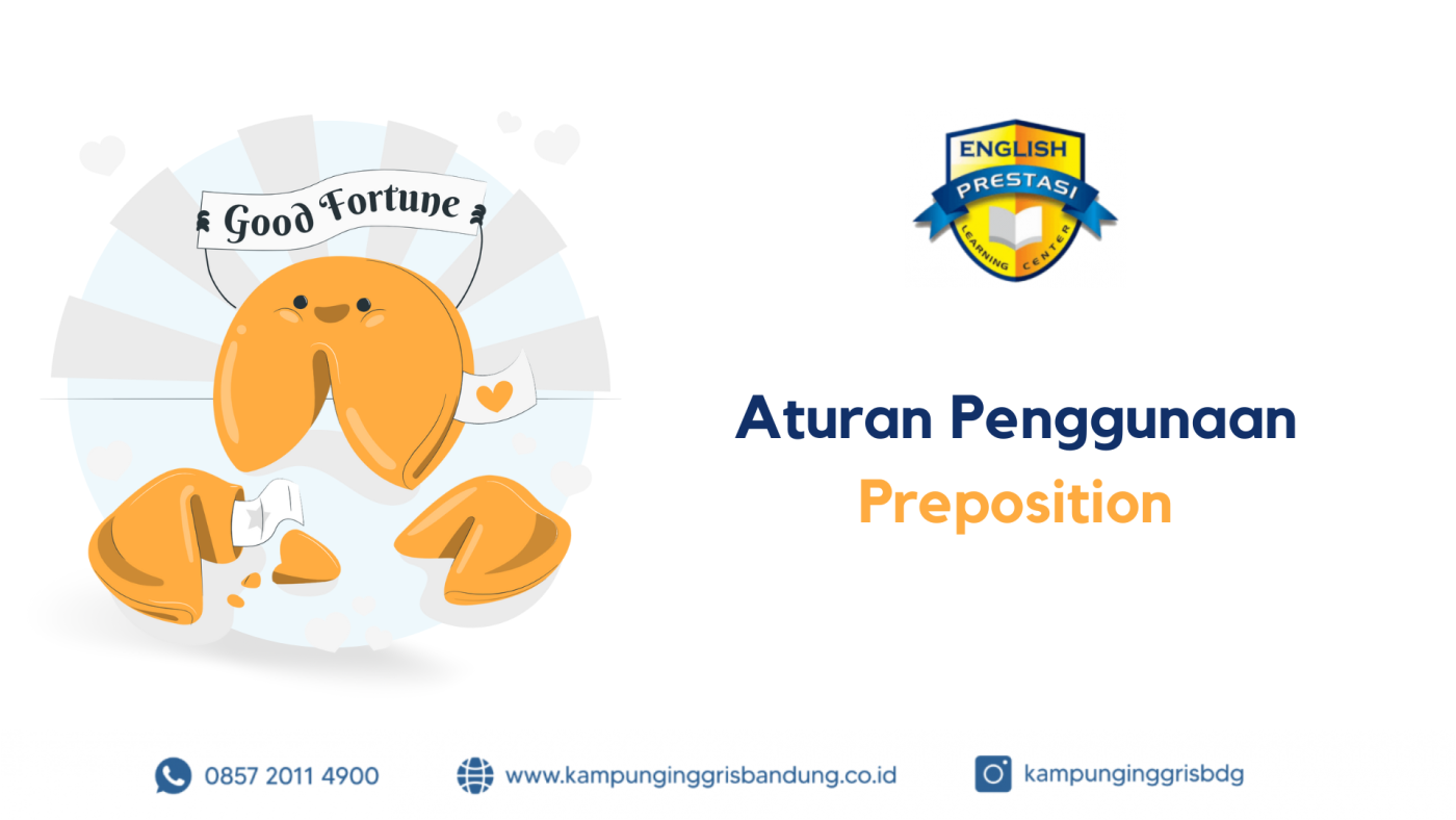 4 Aturan Penggunaan Preposition